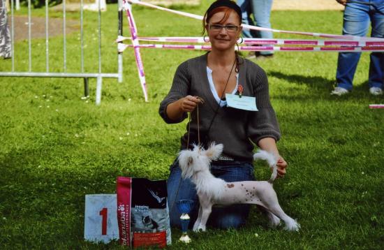 Première expo pour Gimy...bravo ma puce...